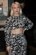 ZARA LARSSON at NRJ Radio in Paris 11/16/2018