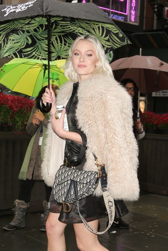 ZARA LARSSON Out and About in New York 11/05/2018