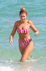 ZARA MCDERMOTT in Bikini at a Beach in Miami 11/06/2018