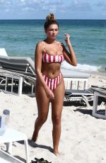 ZARA MCDERMOTT in Bikini at a Beach in Miami 11/06/2018