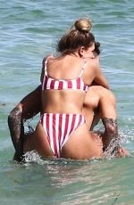 ZARA MCDERMOTT in Bikini at a Beach in Miami 11/06/2018