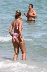 ZARA MCDERMOTT in Bikini at a Beach in Miami 11/06/2018