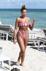 ZARA MCDERMOTT in Bikini at a Beach in Miami 11/06/2018
