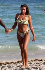 ZARA MCDERMOTT in Bikini at a Beach in Miami 11/08/2018