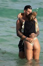 ZARA MCDERMOTT in Bikini at a Beach in Miami 11/08/2018