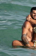 ZARA MCDERMOTT in Bikini at a Beach in Miami 11/08/2018