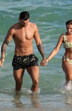 ZARA MCDERMOTT in Bikini at a Beach in Miami 11/08/2018