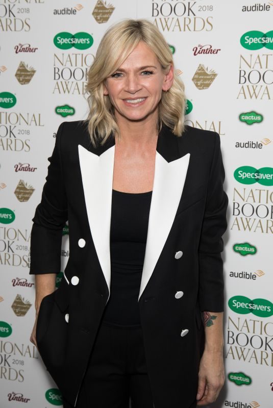 ZOE BALL at Specsavers National Book Awards in London 11/20/2018
