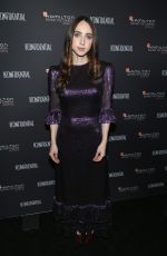 ZOE KAZAN at Hamilton Behind the Camera Awards in Los Angeles 11/04/2018