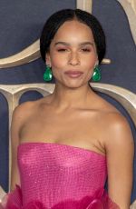 ZOE KRAVITZ at Fantastic Beasts: The Crimes of Grindelwald Premiere in London 11/13/2018