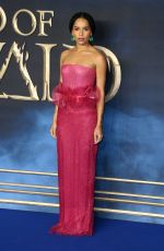 ZOE KRAVITZ at Fantastic Beasts: The Crimes of Grindelwald Premiere in London 11/13/2018
