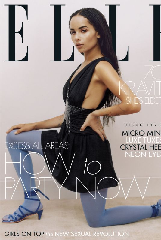 ZOE KRAVITZ in Elle Magazine, UK December 2018