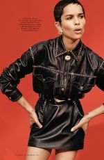 ZOE KRAVITZ in Io Donna Del Corriere Della Sera, November 2018