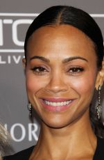 ZOE SALDANA at Baby2baby Gala 2018 in Culver City 11/10/2018