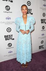 ZOE SALDANA at Eva Longoria Foundation Dinner Gala in Los Angeles 11/08/2018