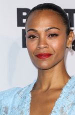 ZOE SALDANA at Eva Longoria Foundation Dinner Gala in Los Angeles 11/08/2018