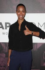 ZOE SALDANA at Thewrap