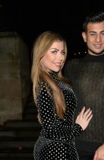 ABIGAIL CLARKE Arrives at Junaid Ahmed Brithday Party in London 12/18/2018