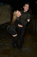 ABIGAIL CLARKE Arrives at Junaid Ahmed Brithday Party in London 12/18/2018