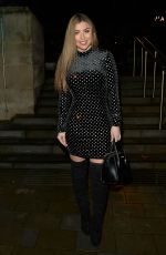 ABIGAIL CLARKE Arrives at Junaid Ahmed Brithday Party in London 12/18/2018