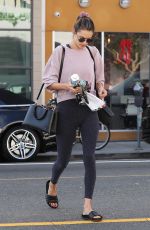 ALESSABNDRA AMBROSIO Heading to Yoga Class in Santa Monica 12/17/2018
