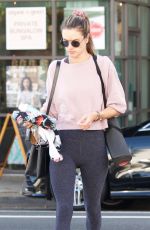 ALESSABNDRA AMBROSIO Heading to Yoga Class in Santa Monica 12/17/2018