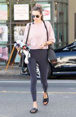 ALESSABNDRA AMBROSIO Heading to Yoga Class in Santa Monica 12/17/2018