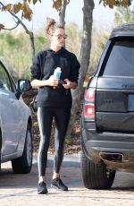 ALESSANDRA AMBROSIO Heading to a Gym in malibu 12/12/2018