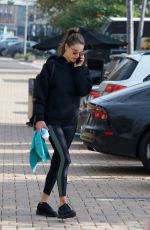 ALESSANDRA AMBROSIO Heading to a Gym in malibu 12/12/2018