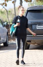 ALESSANDRA AMBROSIO Heading to a Gym in malibu 12/12/2018