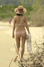 ALESSANDRA AMBROSIO in Bikini at a Beach in Florianopolis 12/23/2018