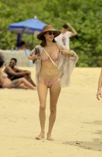 ALESSANDRA AMBROSIO in Bikini at a Beach in Florianopolis 12/23/2018