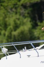 ALESSANDRA AMBROSIO in Bikini at a Yacht in Florianopolis 12/29/2018