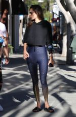 ALESSANDRA AMBROSIO Leaves a Gym in Brentwood 12/08/2018