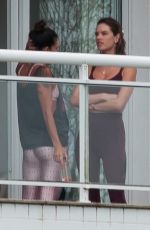 ALESSANDRA AMBROSIO on Balcony of Her Penthouse in Florianopolis 12/24/2018