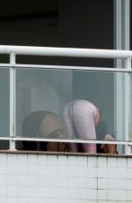 ALESSANDRA AMBROSIO on Balcony of Her Penthouse in Florianopolis 12/24/2018