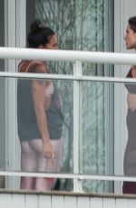 ALESSANDRA AMBROSIO on Balcony of Her Penthouse in Florianopolis 12/24/2018