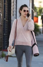 ALESSANDRA AMBROSIO Out and About in Brentwood 12/07/2018