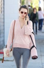 ALESSANDRA AMBROSIO Out and About in Brentwood 12/07/2018