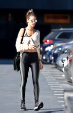 ALESSANDRA AMBROSIO Out and About in Brentwood 12/19/2018