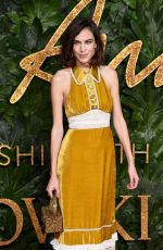 ALEXA CHUNG at British Fashion Awards in London 12/10/2018