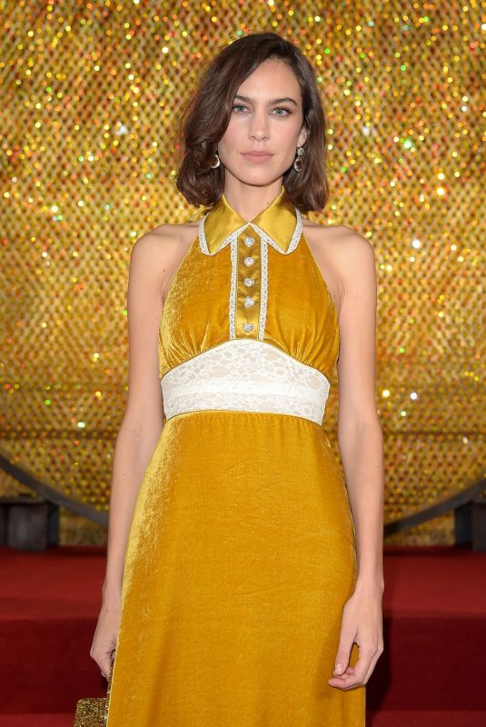 ALEXA CHUNG at British Fashion Awards in London 12/10/2018