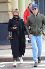 ALICIA VIKANDER and Michael Fassbender Out and About in New York 12/19/2018