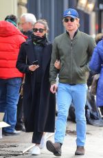 ALICIA VIKANDER and Michael Fassbender Out and About in New York 12/19/2018