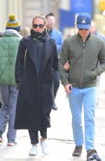 ALICIA VIKANDER and Michael Fassbender Out and About in New York 12/19/2018