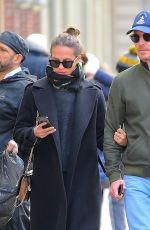 ALICIA VIKANDER and Michael Fassbender Out and About in New York 12/19/2018