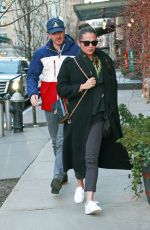 ALICIA VIKANDER and Michael Fassbender Out for Lunch in New York 12/18/2018