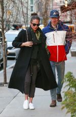 ALICIA VIKANDER and Michael Fassbender Out in New York 12/18/2018