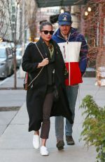 ALICIA VIKANDER and Michael Fassbender Out in New York 12/18/2018