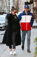 ALICIA VIKANDER and Michael Fassbender Out in New York 12/18/2018